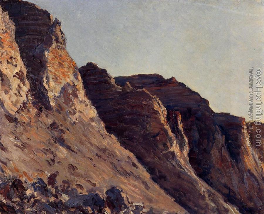 Gustave Caillebotte : Cliff at Villers sur Mer